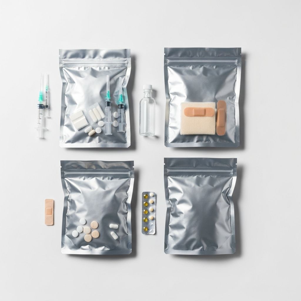 Mylar medical kit bags